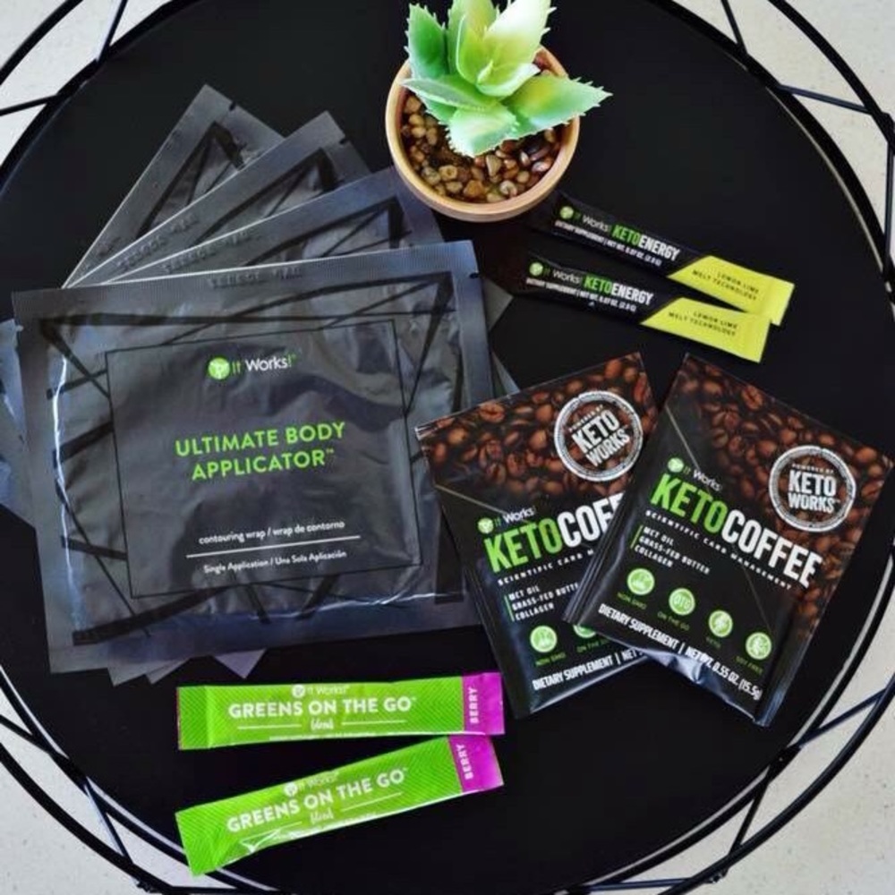 ItWorks! Wraps keto energy Keto Coffee greens